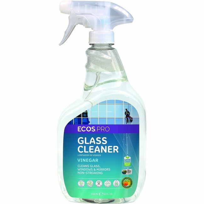 EOPPL93006 32 oz Vinegar Glass Cleaner Spray Bottle - Pack of 6