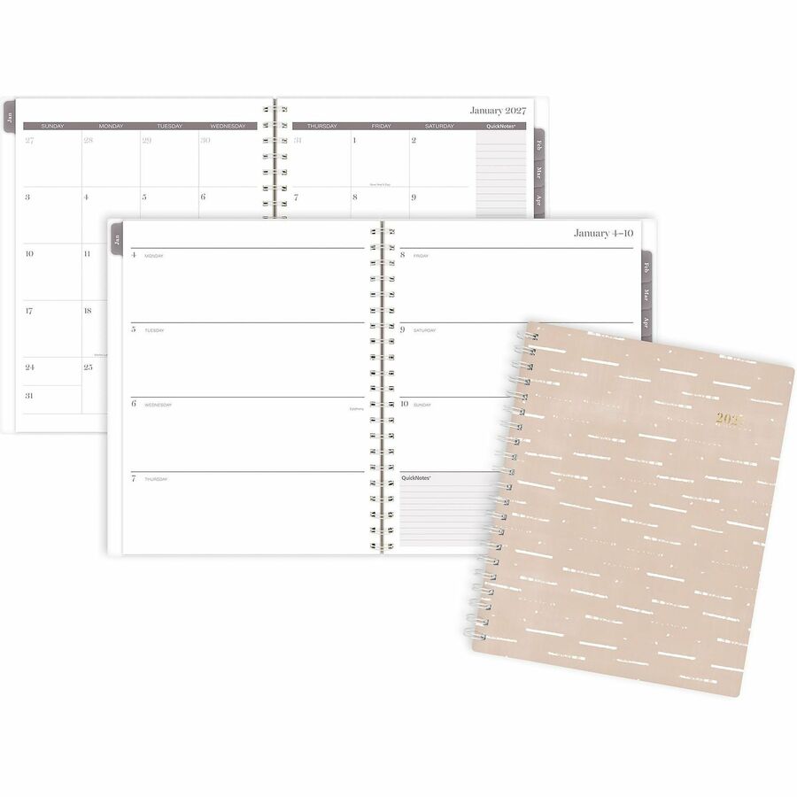 ACCO Brands AAG1845905 Weekly & Monthly Planner, 5 x 8 in., Desert Grain