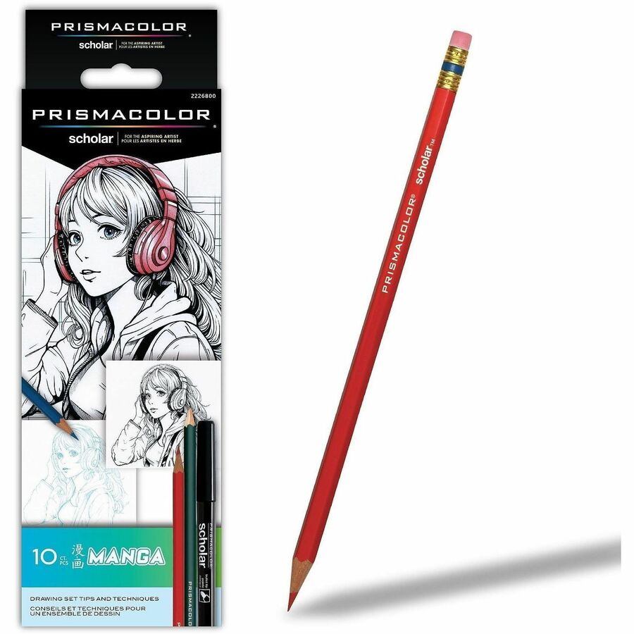 Sharpie SAN2226800 Scholar Manga Pencils - Pack of 10