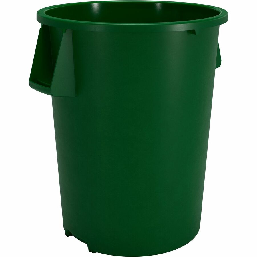 Products CFS84104409 Round Trash Container, Green - 44 gal