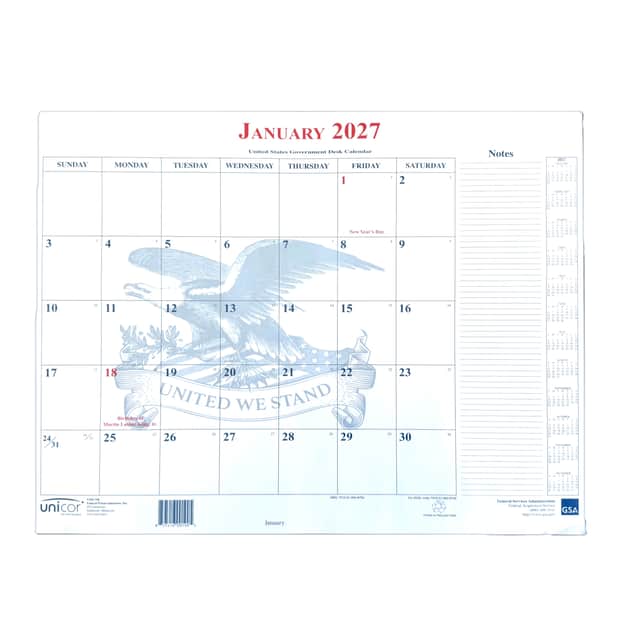 UCR6648794 2027 Desk Calendar