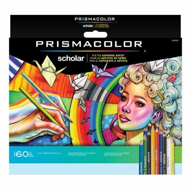 Sharpie SAN2226801 Scholar Pencils, Assorted Color - Pack of 60