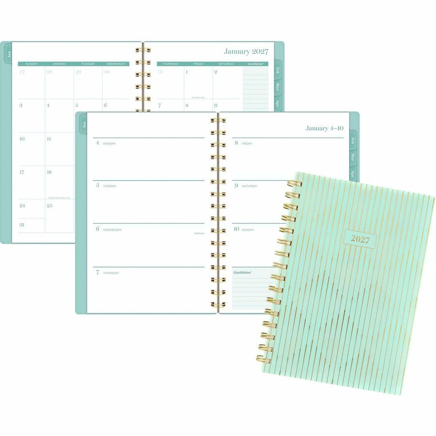 ACCO Brands AAG1843200 Weekly & Monthly Planner, Glimmer - Large