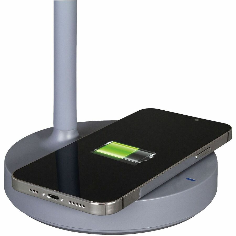 OTTCSNWC51W LED Desk Lamp, Rechargeable, Gray