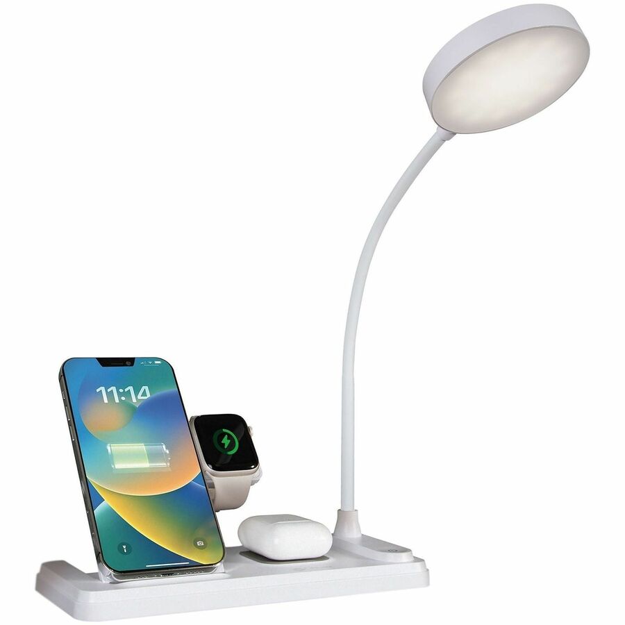 OTTVW2009 Multi-Charging LED Desk Lamp, White