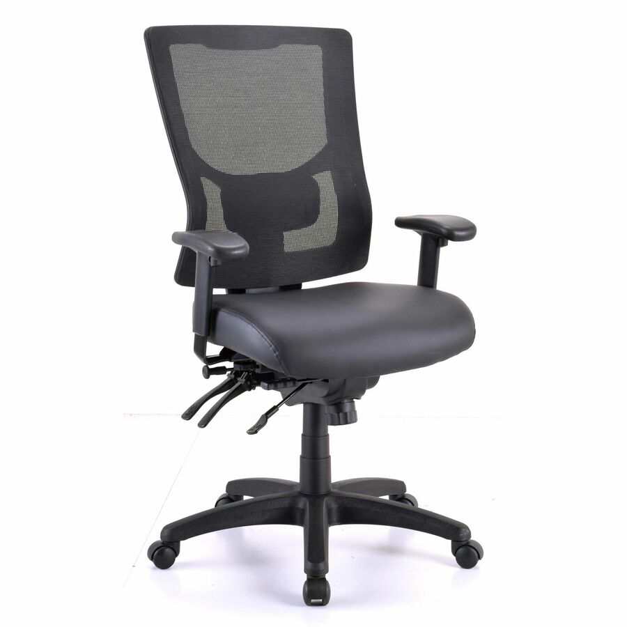 Conjure High-Back Office Chair, Antibacterial, Black