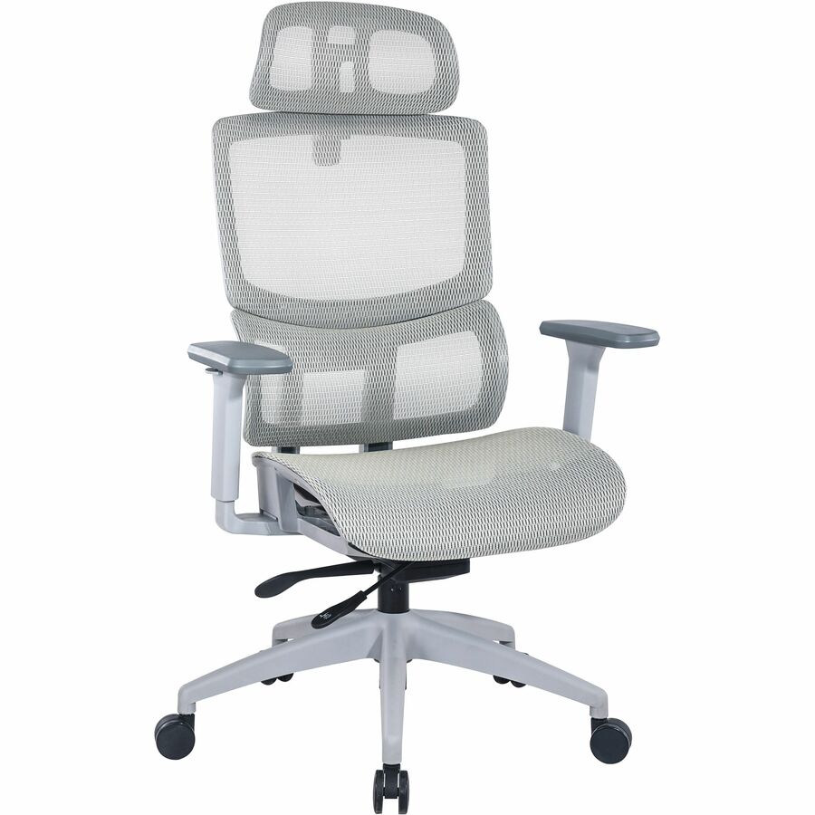 LLR63201 High-Back Mesh Chair, Grey