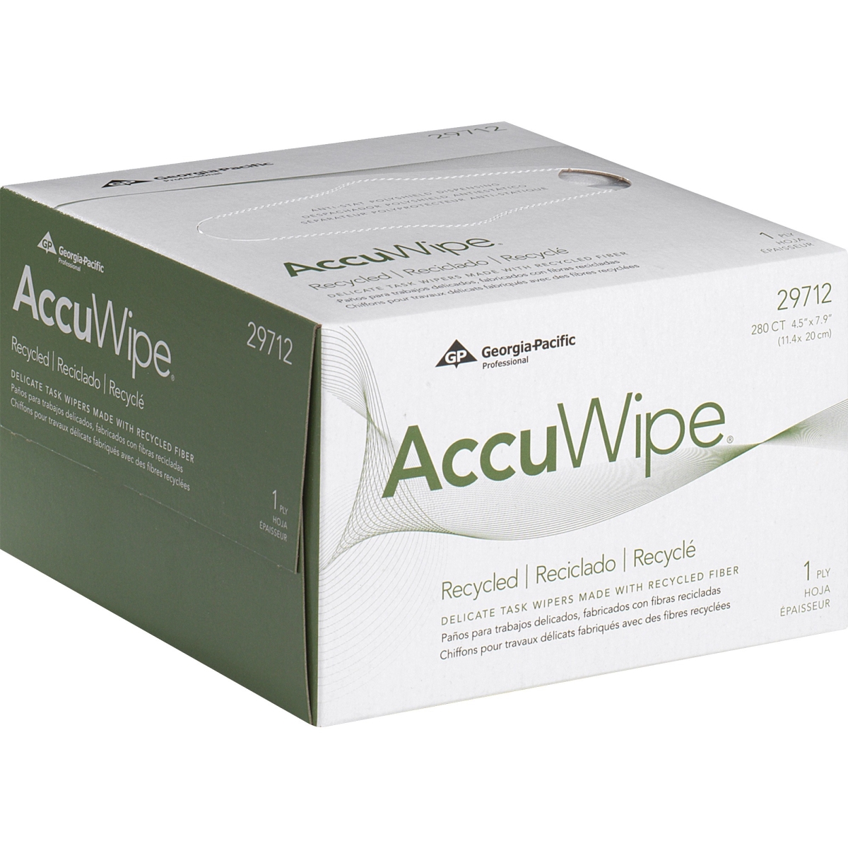 Picture of AccuWipe GPC29712CT Delicate Task Wipers&#44; White