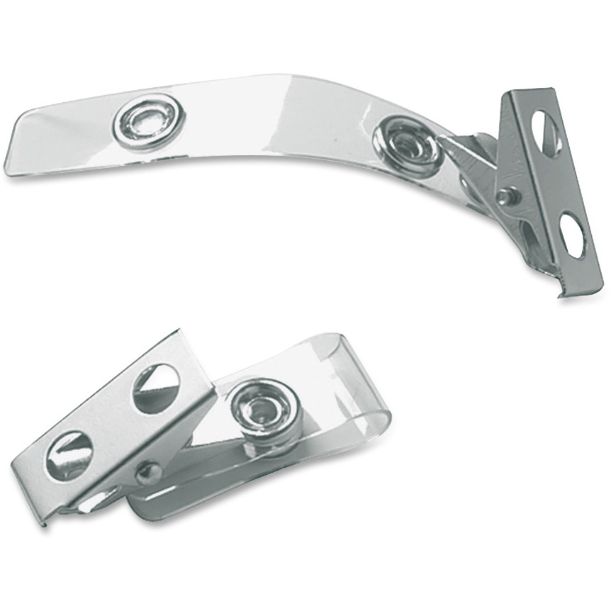 BAU68010BX ID Badge Strap Clip - 25 Count, Clear