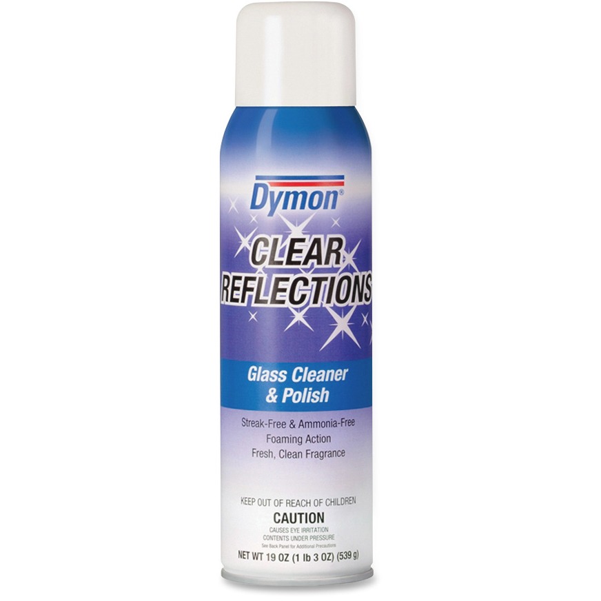 Picture of Dymon ITW38520CT Clear Reflections Aerosol Glass Cleaner&#44; Silver & Blue