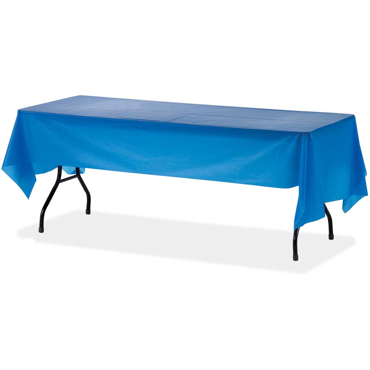 GJO10325CT 54 x 108 in. Plastic Rectangular Table Covers - Blue