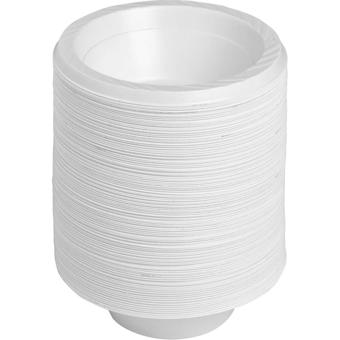 12 oz Plastic Bowls - White, 125 Count
