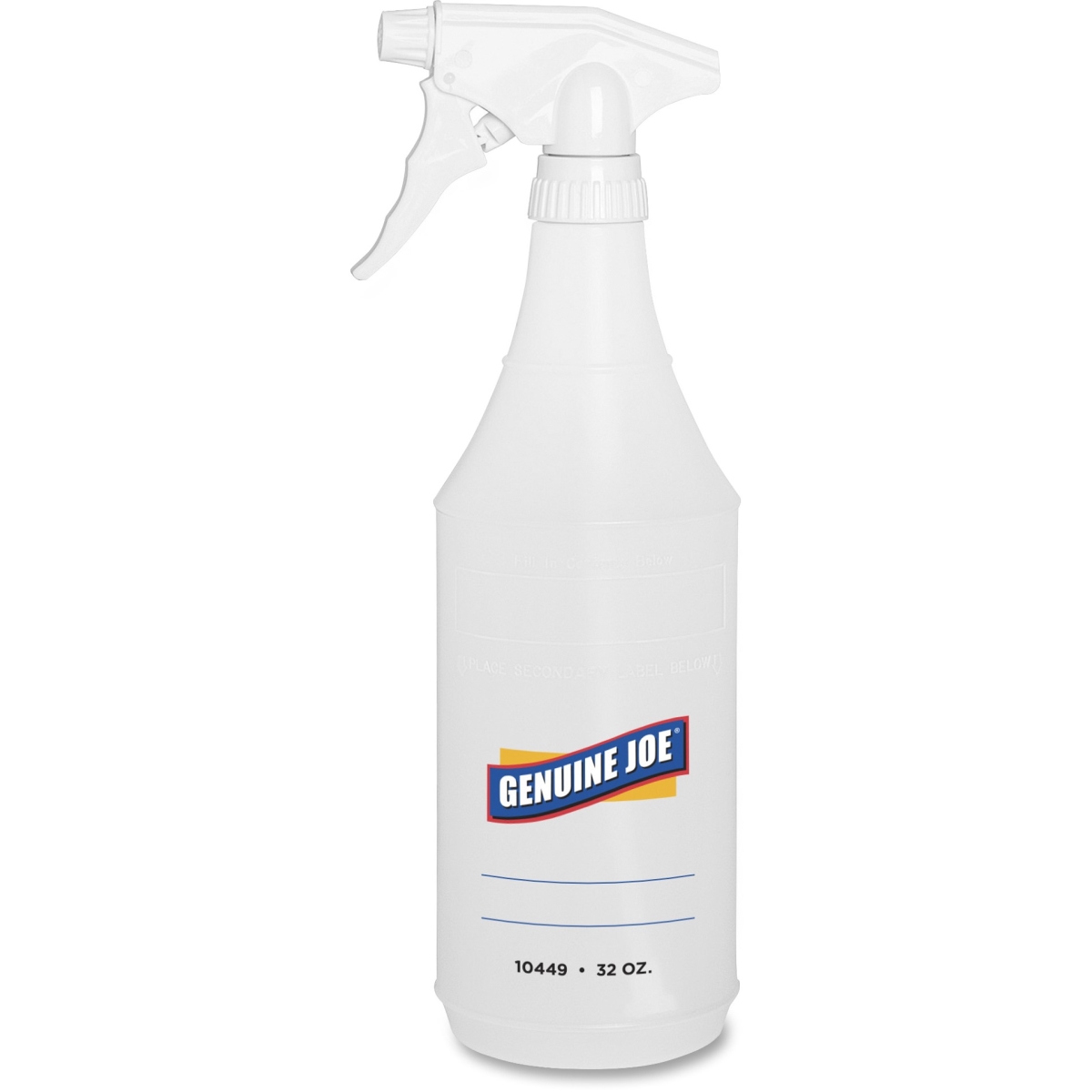 Spray Bottle with Trigger - 32 oz - White, 24PK