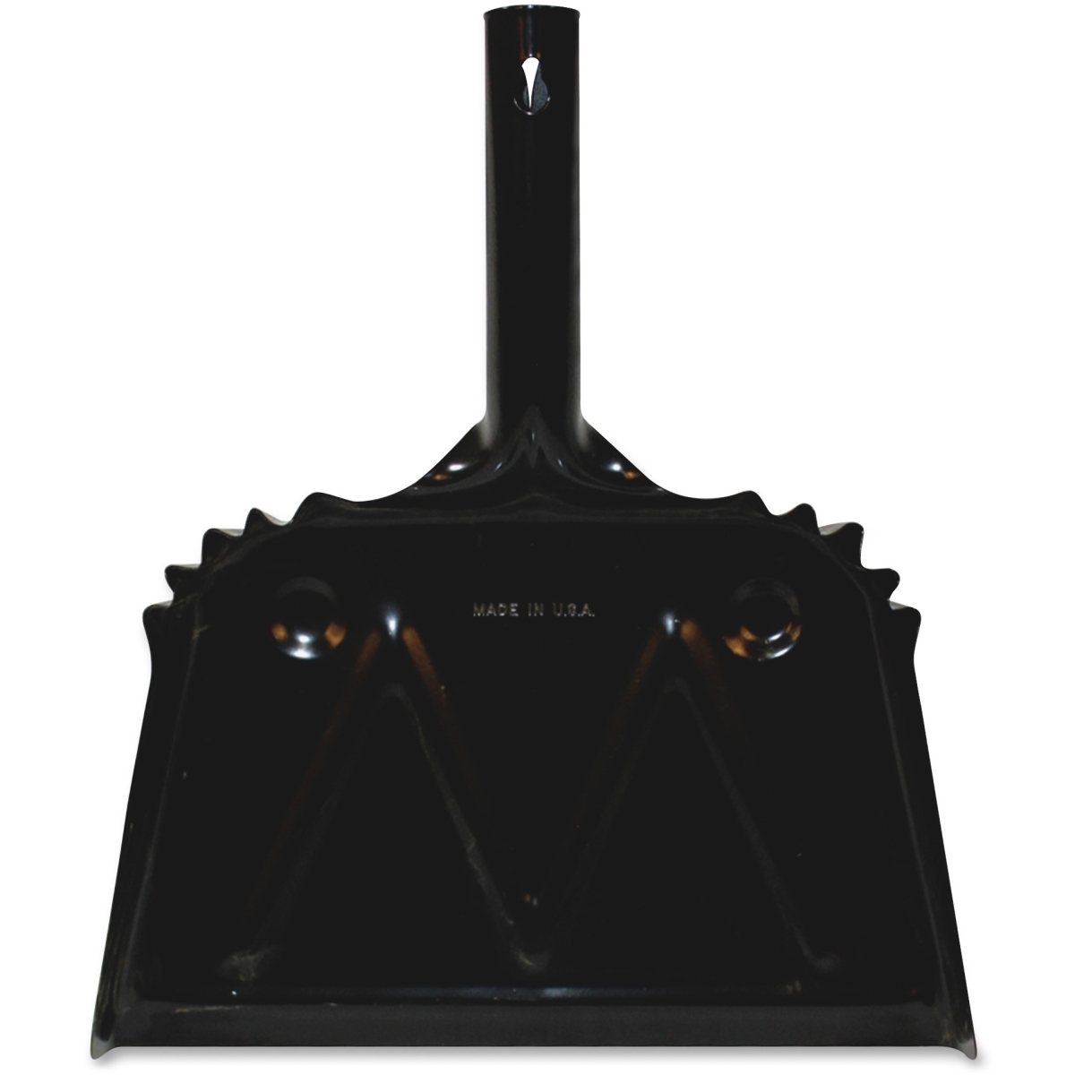 12 in. Metal Dust Pans - Black