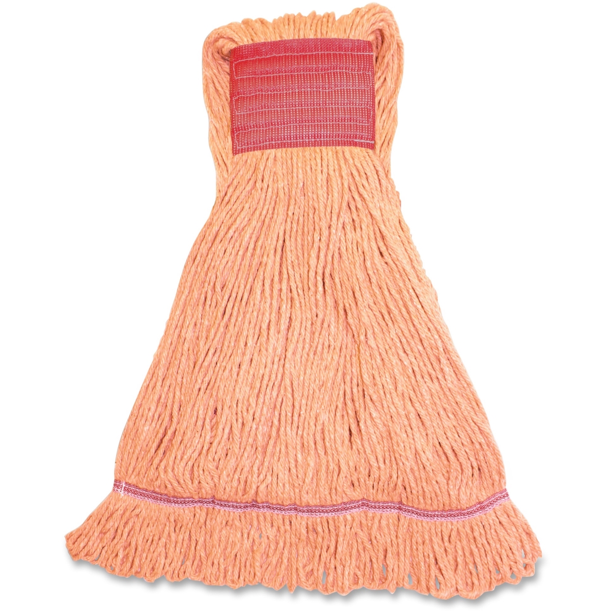 Synthetic Blend Wet Mop Wide Band Loop, Large - Orange