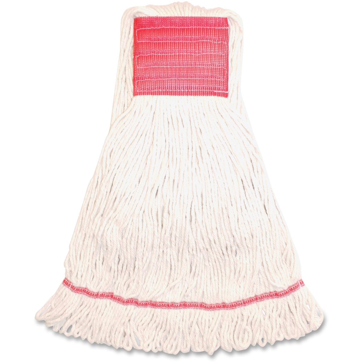 Synthetic Blend Wet Mop Wide Band Loop, Large - White