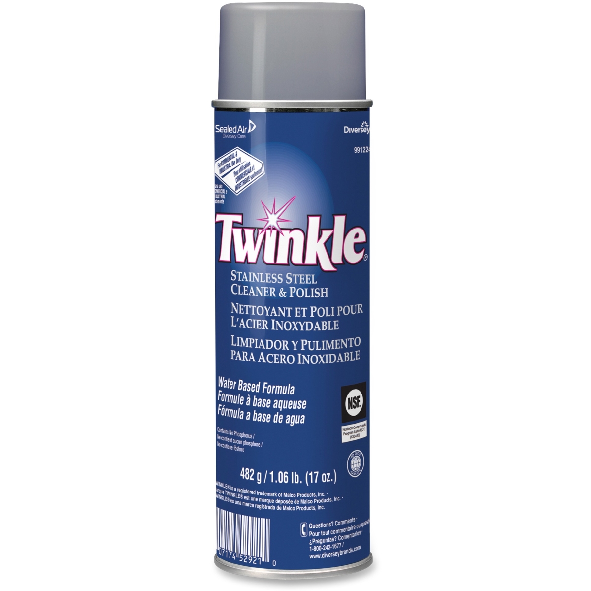 Stainless Steel Cleaner & Polish - White