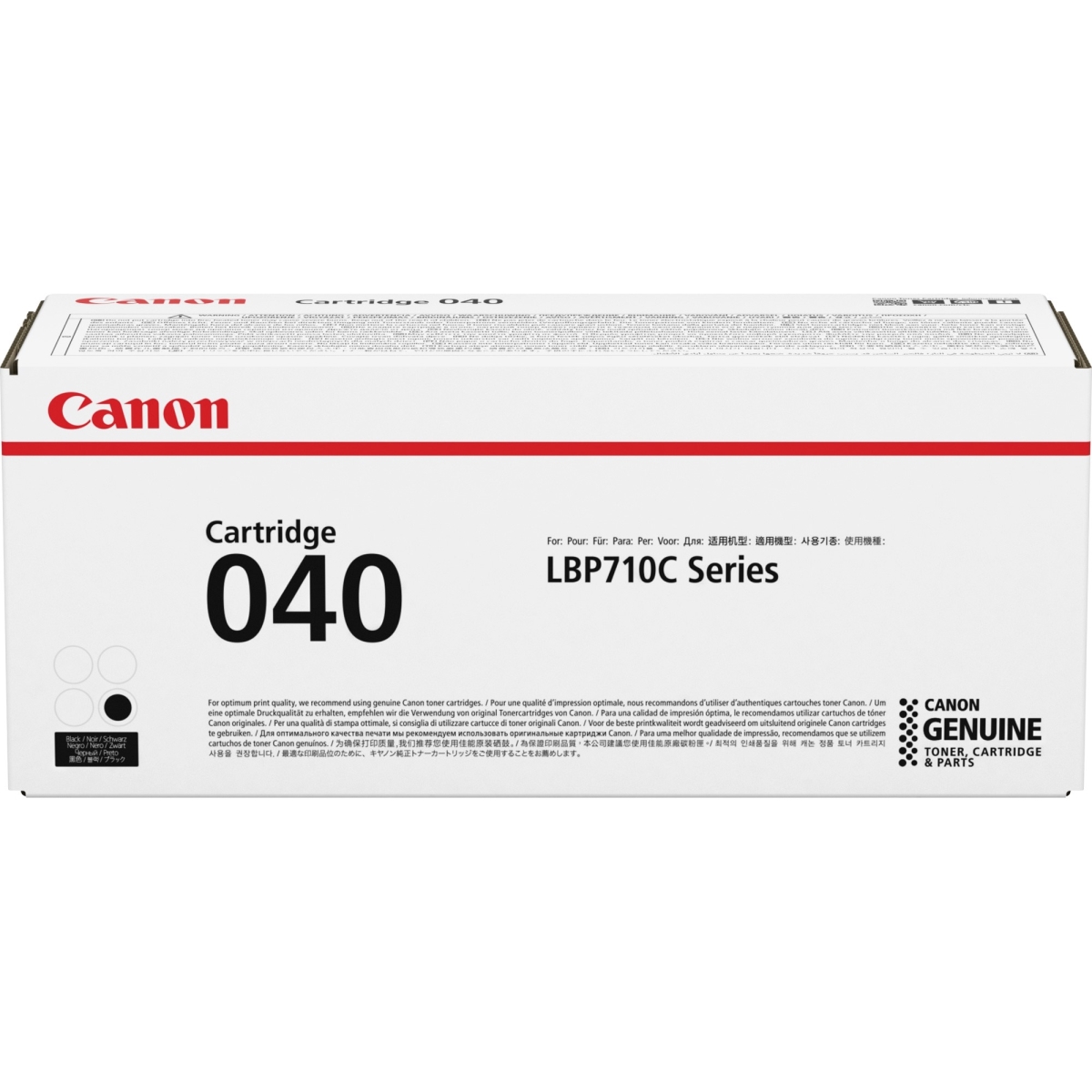 Picture of Canon CNMCRTDG040BK Image Class LBP712 Catridge Laser Toner - Black