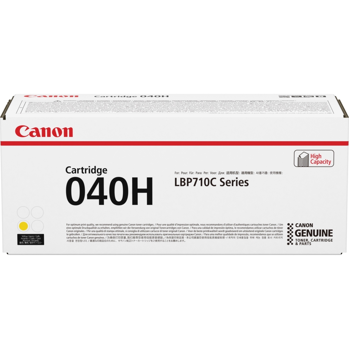 Picture of Canon CNMCRTDG040HY Image Class LBP712 Catridge Laser Toner Heavy - Yellow
