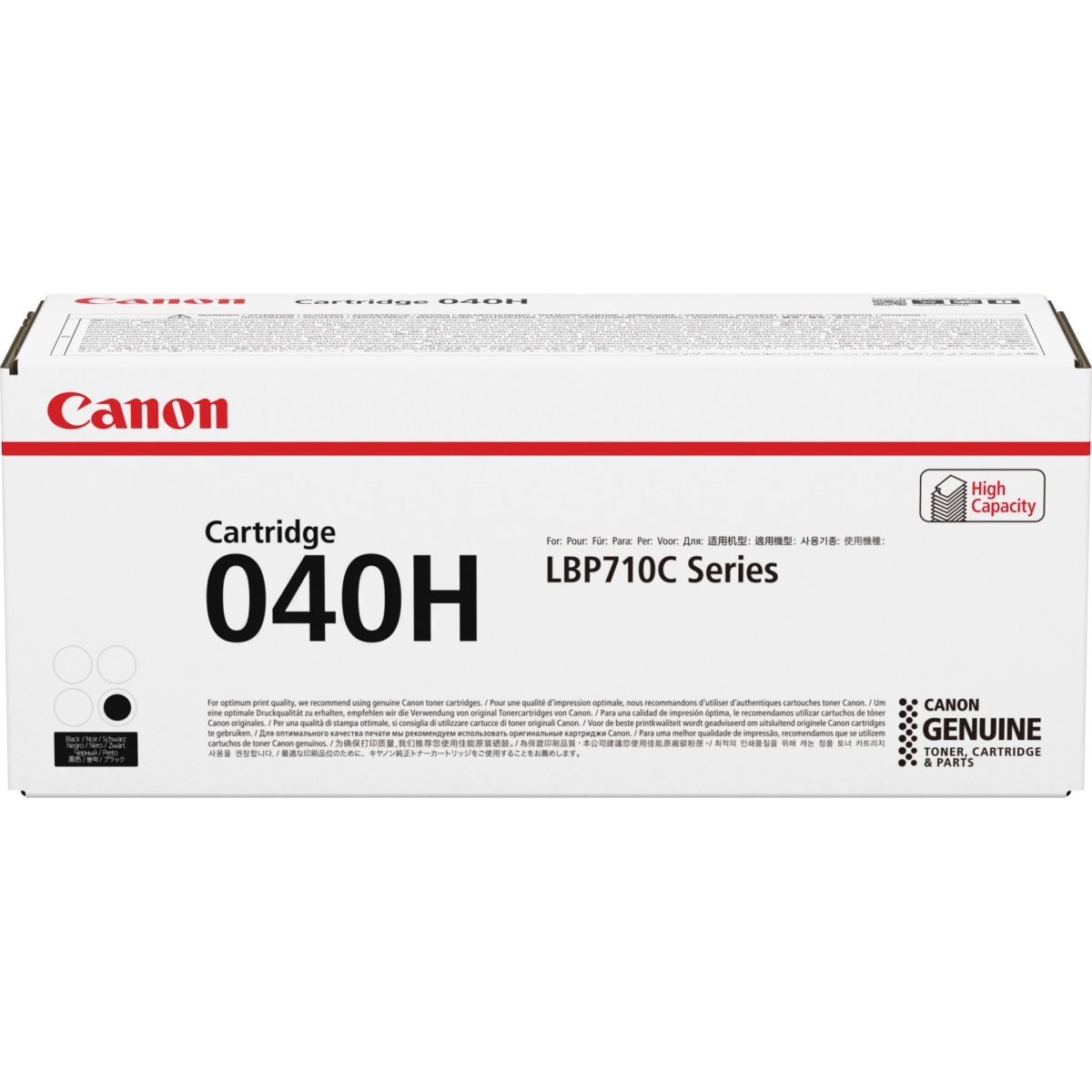 Picture of Canon CNMCRTDG040HBK Image Class LBP712 Catridge Laser Toner Heavy - Black