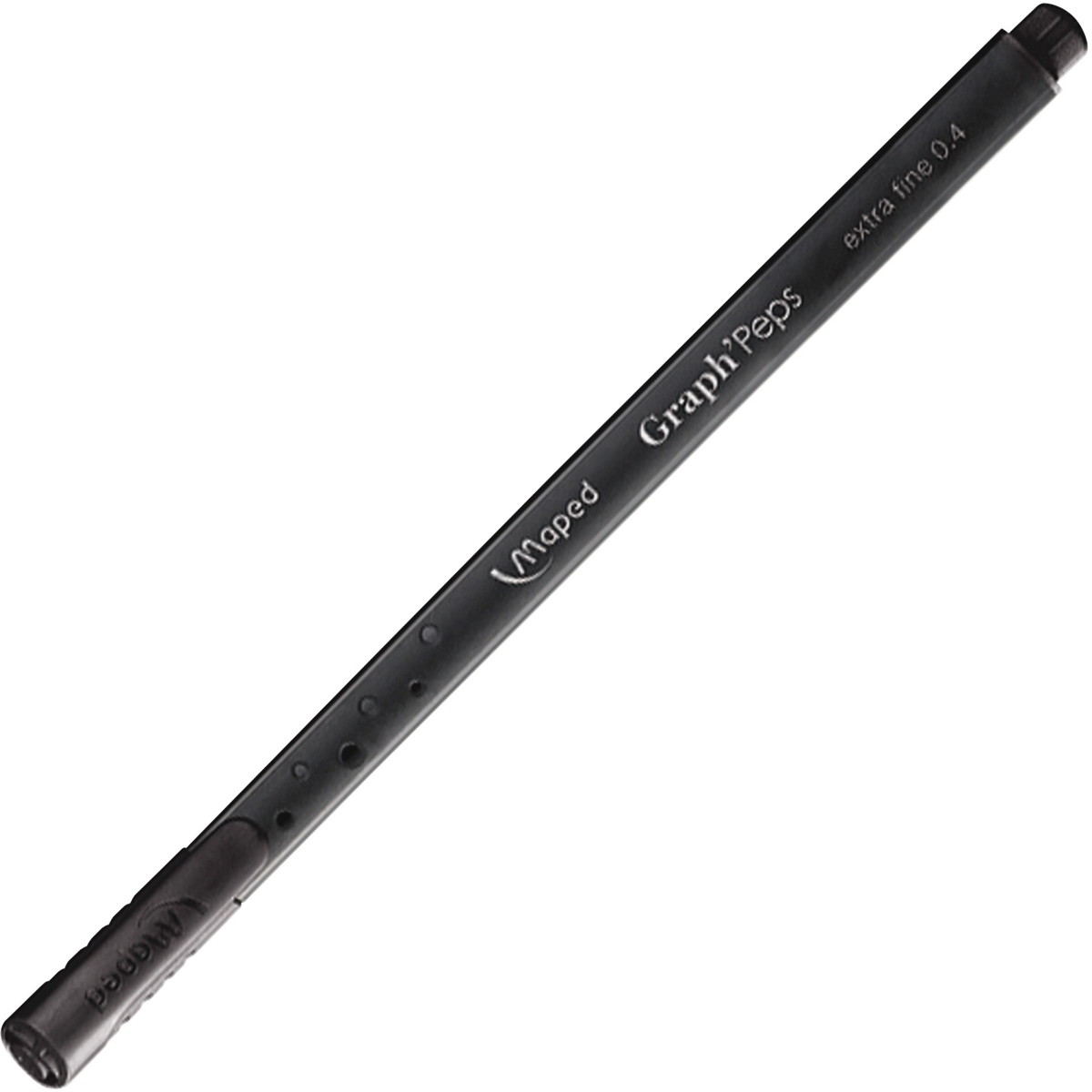 Picture of Helix HLX749111 Fineliner Felt Tip Pens Extra Fine&#44; Count 12 - Black