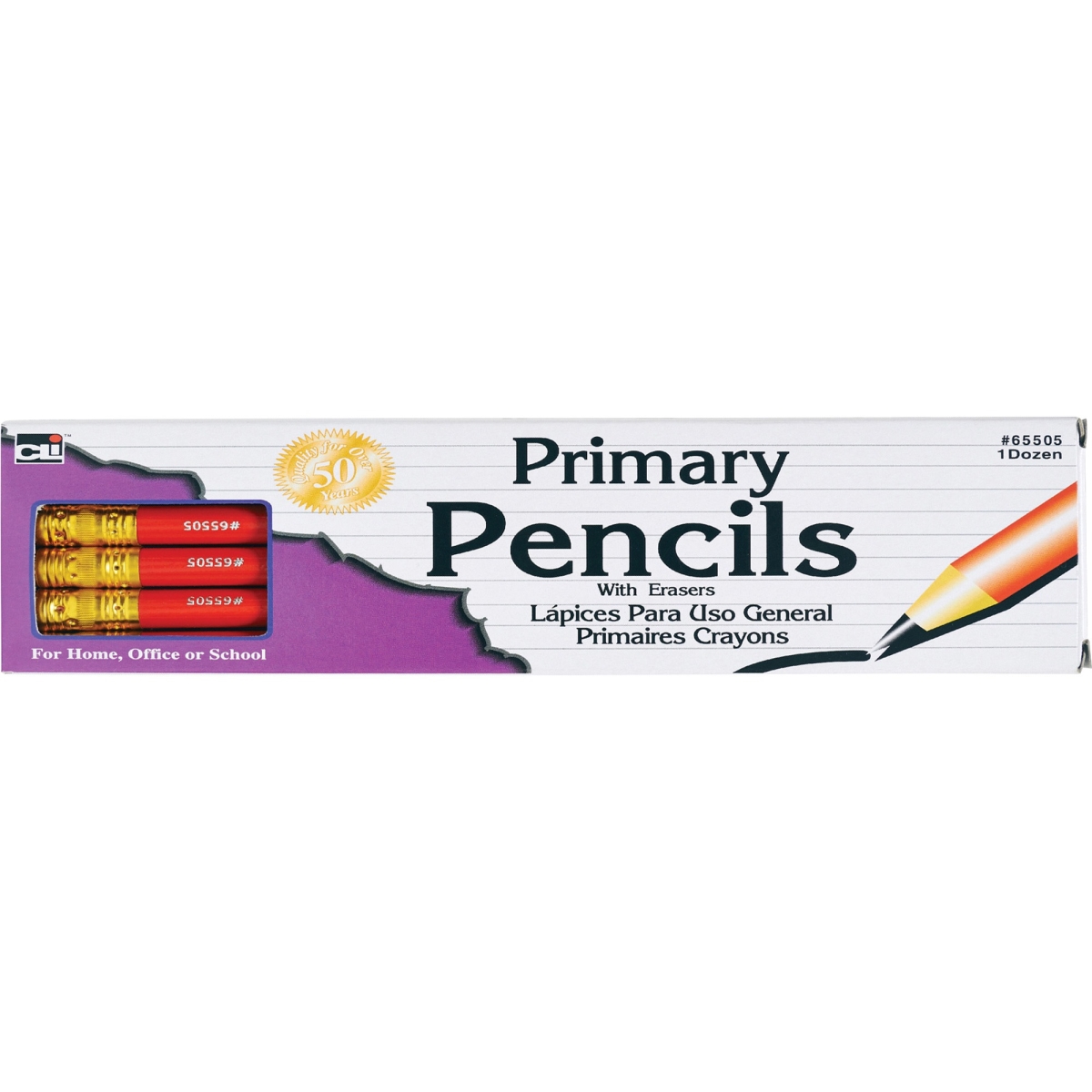 Picture of CLI LEO65505 Primary Pencil&#44; Count 144 - Red