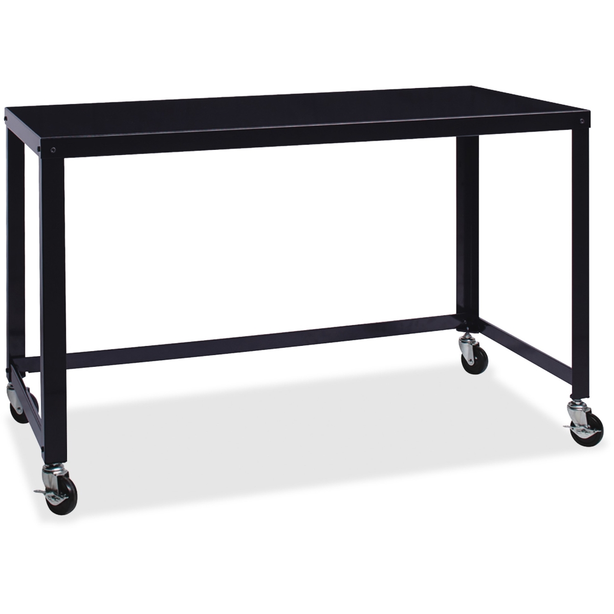 Picture of Lorell LLR34417 48 in. Personal Mobile Desk&#44; Black