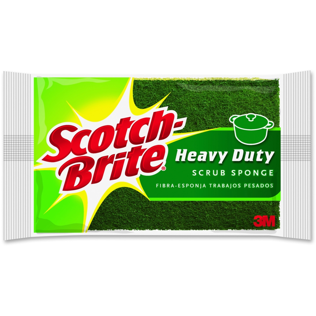 Heavy-Duty Sponge, Pack of 6 - Green