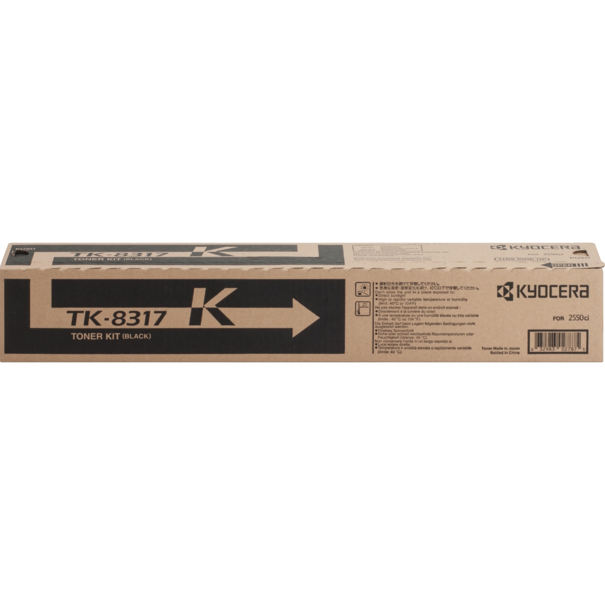 KYOTK8317K 12000 Pages Laser Toner Cartidge for 2550ci - Black -  KYOCERA