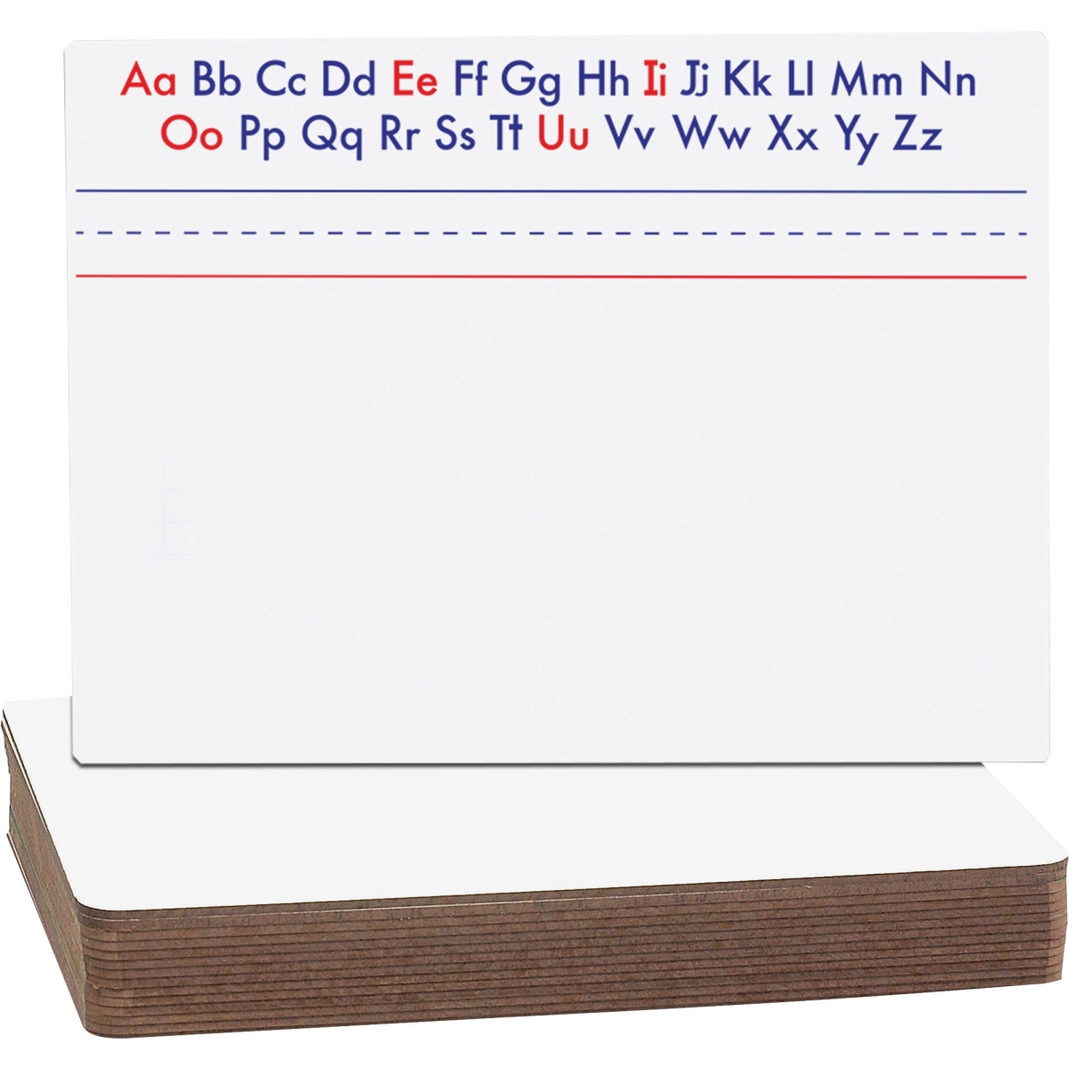 FLP112782 Alphabet Magnetic Dryers Eraser Board - Red, White & Blue -  Flipside Products