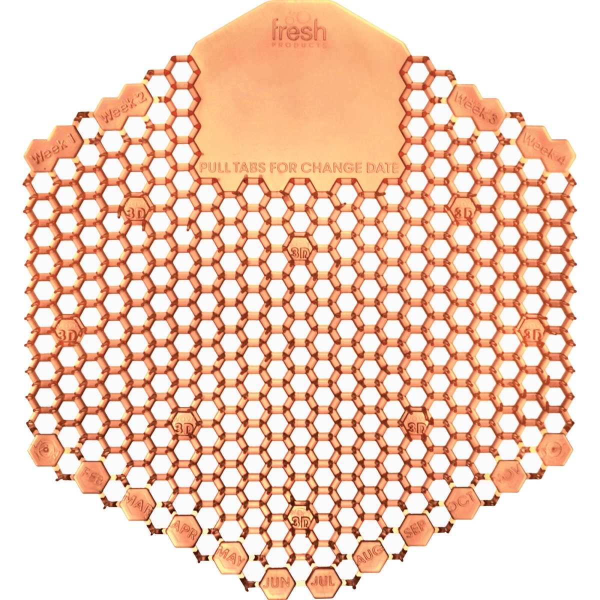 Picture of Fresh Products FPI2WDS60MAN Wave 2.0 Urinal Deodorizer Screen - Mango&#44; Orange