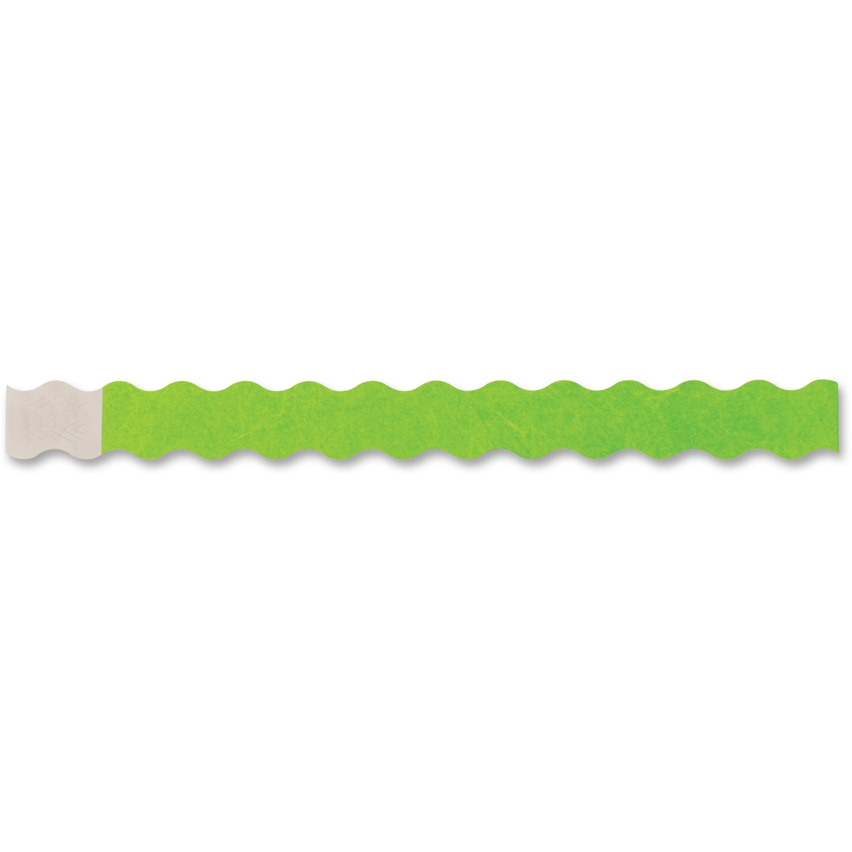 Picture of SICURIX BAU85360 Wavy Wristbands with Adhesive - Green