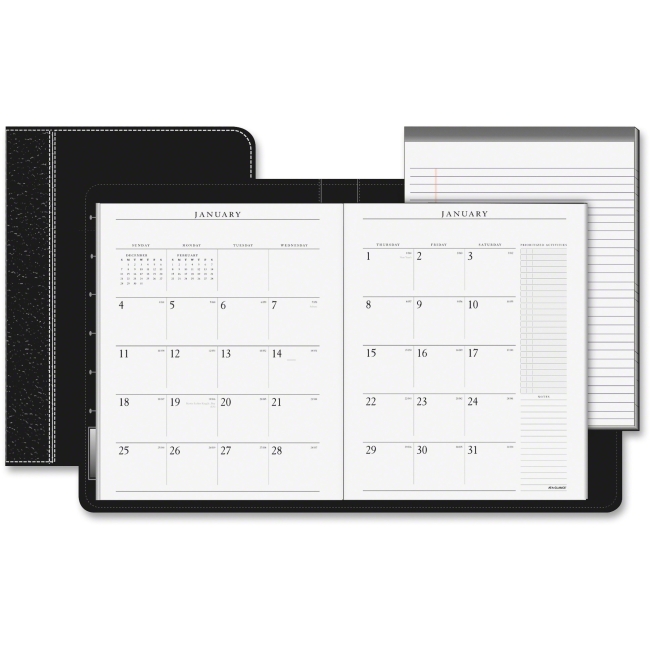 Picture of At A Glance AAG7029005 Executive Monthly Padfolio Planner&#44; Simulated Leather - Black