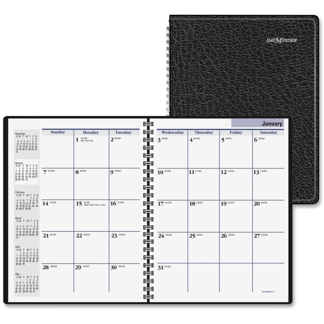 Picture of At A Glance AAGG40000 Desktop Monthly Planner&#44; Simulated Leather - Black