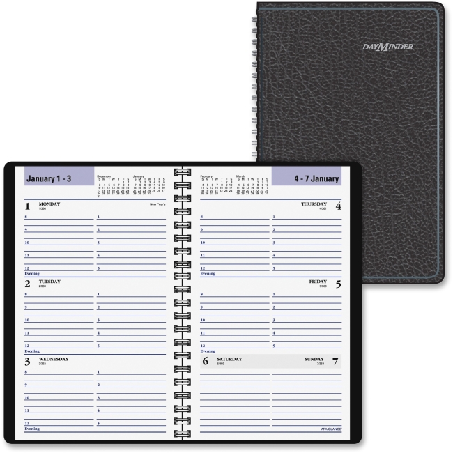 Picture of At A Glance AAGG20000 5 X 8 in. Weekly Appointment Book - Black