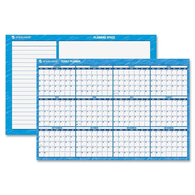 Picture of At A Glance AAGPM30028 48 x 32 in. Horizontal Wall Planners - Gray