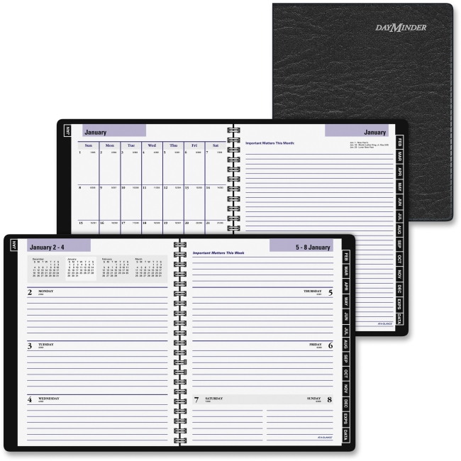 Picture of At A Glance AAGG54500 Executive Planner&#44; Weekly & Monthly Planning - Black