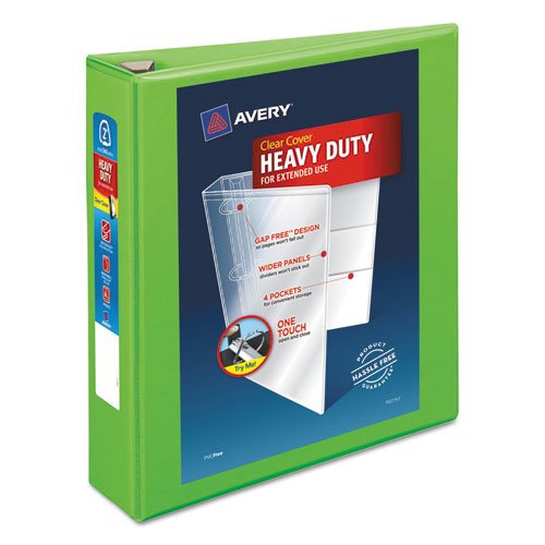 Picture of Avery AVE79776 2 in. One Touch EZD Heavy-duty Binder&#44; Poly - Chartreuse