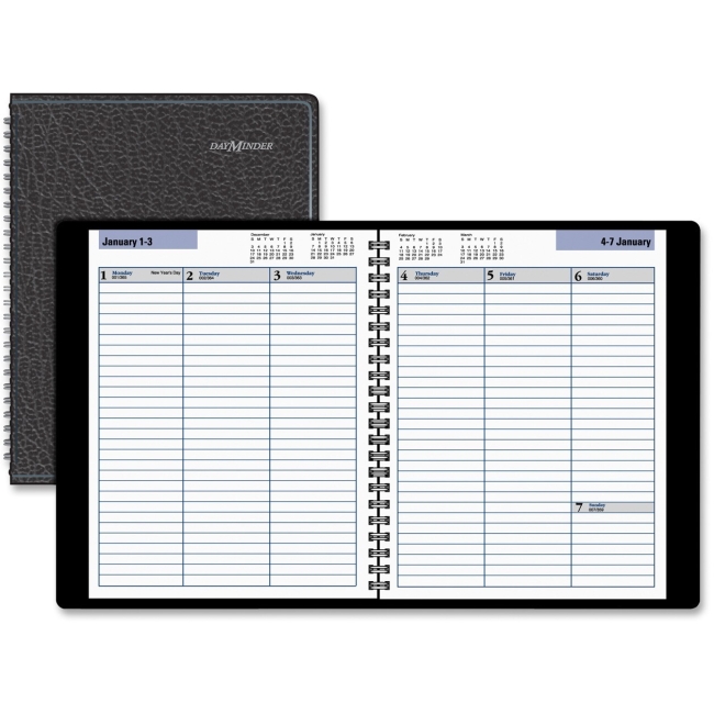 Picture of At A Glance AAGG59000 Open schedule for Weekly Planner 2016 - Wirebound&#44; Black
