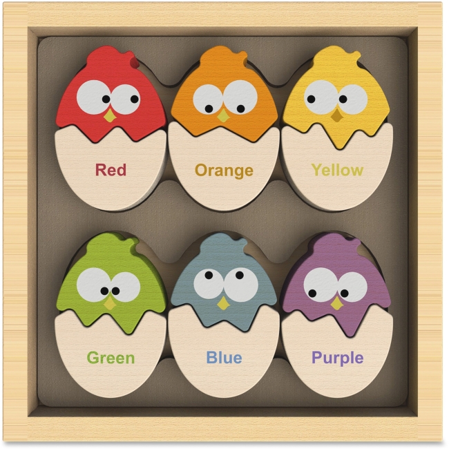 Picture of BeginAgain BGAB1501 Perfect Preschool Plus Fun Puzzle Game with Learn Color that has English & Spanish - N Eggs