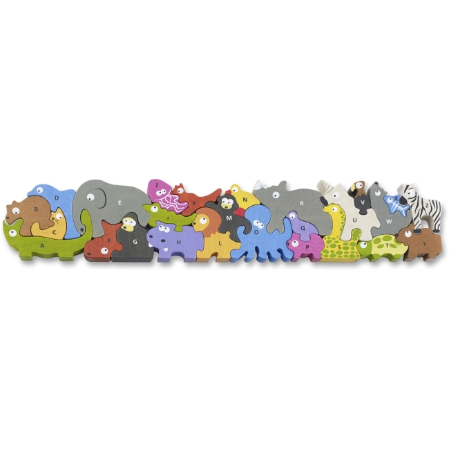 Picture of BeginAgain BGAI1305 Animal Parade A - Z Puzzle Floor&#44; Assorted