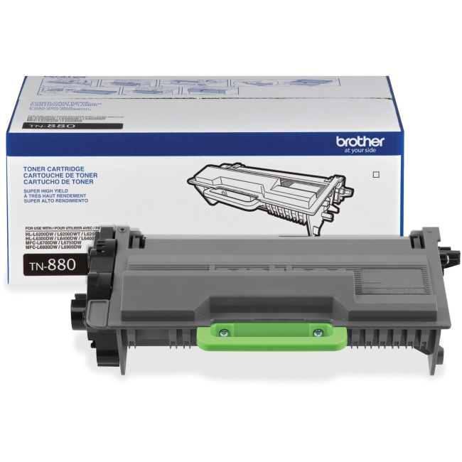 Picture of Brother BRTTN880 Super High Yield Toner Cartridge - Brother Printer&#44; Black
