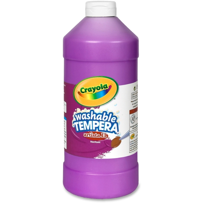 Picture of Crayola CYO543132040 32 oz Plastic Squeeze Paint Washable Bottle, Violet & Purple