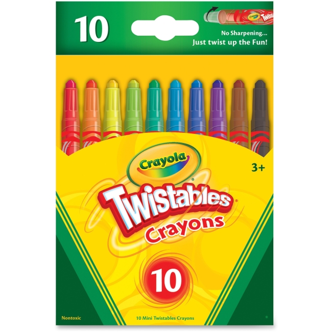 Picture of Crayola CYO529715 Mini Twistables Crayons Plastic - Assorted&#44; 10 Count