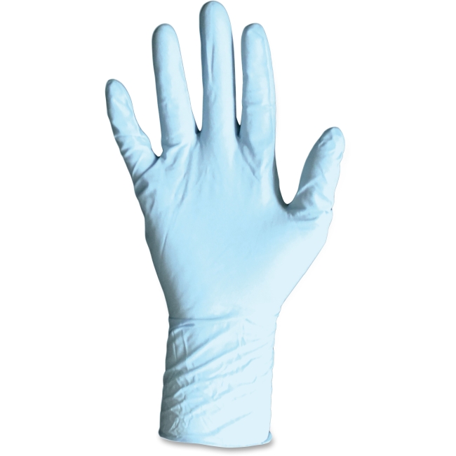 Picture of Diversamed DVM8648L Nitrile Powder Free Exam Large Gloves - Blue