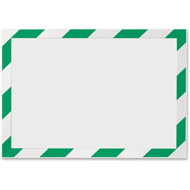 Picture of Lorell DBL4770131 Self-Adhesiveeive Security Frame - Green & White
