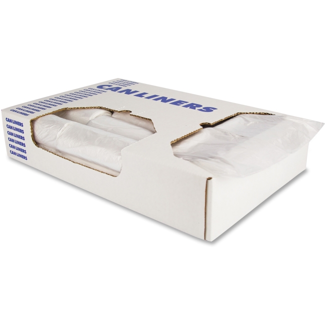 HERV8646HNR01 43 x 46 in. Waste Can Liners 14 micron - Natural