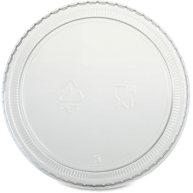GJO19065 3.25 oz Portion Cup Lid - Transparent & Clear
