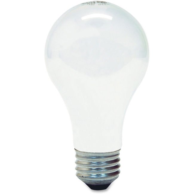 Mega Bloks GEL66247 Lighting 43W 110V AC Energy Efficient A19 Soft Glass Bulb - White