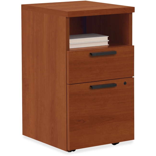Picture of Lorell HON105109CO 10500 Series Mobile Pedestal&#44; Wood - Cognac & Thermofused Laminate
